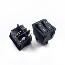 JEC JS-628FAA-0-BBB-3 16A 125V/8A 250V Without Lighted Double Pole Square Rocker Switch 4Pins